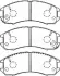 Комплект тормозных колодок, дисковый тормоз AISIN E1N035 (фото 1)
