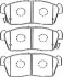 Комплект тормозных колодок, дисковый тормоз AISIN G1N006 (фото 1)