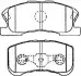 Комплект тормозных колодок, дисковый тормоз AISIN G1N018 (фото 1)