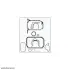 AUDI Комплект прокладок картера 100 C4 Avant 2.6 92-94, 80 B4 Avant 2.8 91-96, COUPE B3 2.6 quattro 92-96 AJUSA 54059600 (фото 2)