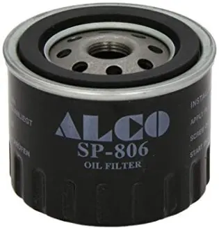 Oil filter, Spin-On. Фильтр масляный, накручиваемый ALCO FILTERS SP806