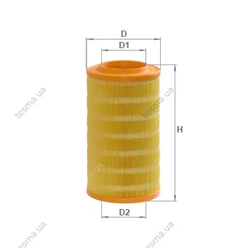 Фильтр воздушный CITROEN JUMPER 06-, PEUGEOT BOXER 06- (пр-во) ALPHA FILTER AF0005 (фото 1)