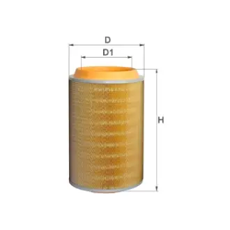 Фильтр воздушный, основной. Фільтр повітряний, первинний. Air filter, primary ALPHA FILTER AF0010