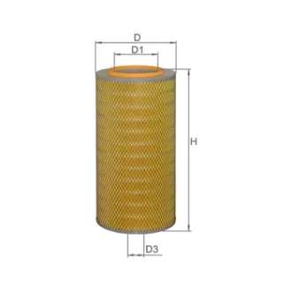 Air filter, primary. Фильтр воздушный, основной ALPHA FILTER AF0014
