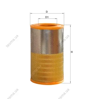 Air filter, primary. Фильтр воздушный, основной ALPHA FILTER AF0033 (фото 1)