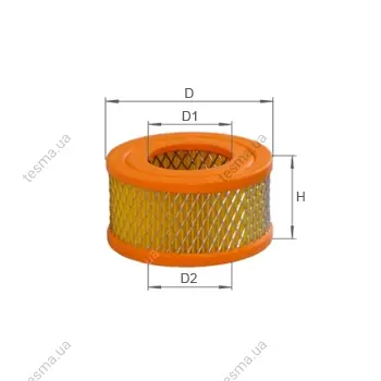 Фильтр воздушный. Фільтр повітряний. Air filter. ALPHA FILTER AF0071 (фото 1)