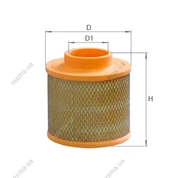 Фильтр воздушный. Фільтр повітряний. Air filter ALPHA FILTER AF0074 (фото 1)
