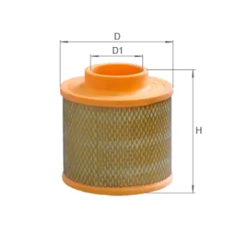 Фильтр воздушный. Фільтр повітряний. Air filter ALPHA FILTER AF0074