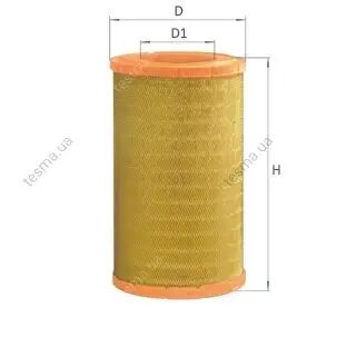 Air filter, primary. Фильтр воздушный, основной ALPHA FILTER AF0160 (фото 1)