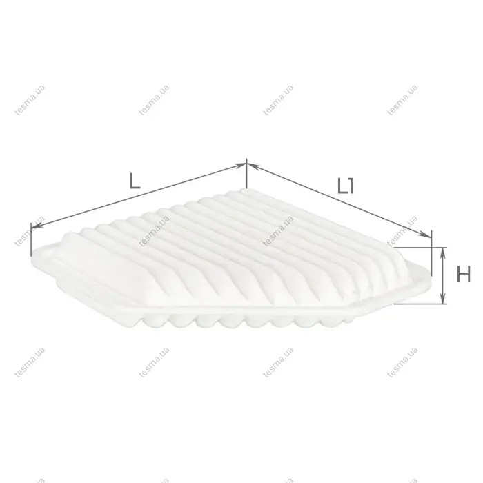 Фільтр повітряний Toyota Camry 2,4-2,5L 83-, Alphard 2,4L 08-, Venza 3,5L 08-, Rav 4 2,0-3,5L 05-, Corolla 1,8-2,4L 0 Альфа ALPHA FILTER AF1003 (фото 1)