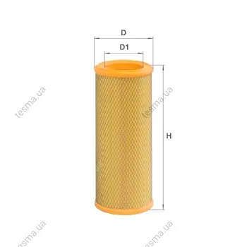 Air filter, primary. Фильтр воздушный, основной ALPHA FILTER AF135 (фото 1)