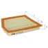 Фільтр повітряний Chery Kimo/A1 1.3 07-13 ALPHA FILTER AF1578 (фото 1)