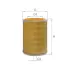 Air filter, primary. Фильтр воздушный, основной ALPHA FILTER AF163 (фото 1)