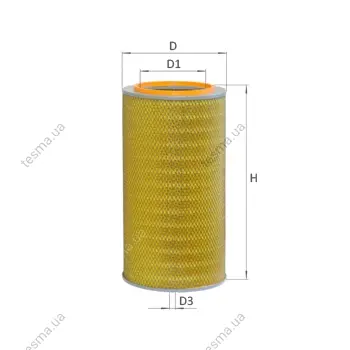 Air filter, primary. Фильтр воздушный, основной ALPHA FILTER AF172 (фото 1)