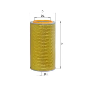 Air filter, primary. Фильтр воздушный, основной ALPHA FILTER AF172