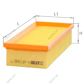 Фильтр воздушный MITSUBISHI COLT 04- (пр-во) ALPHA FILTER AF1848 (фото 1)