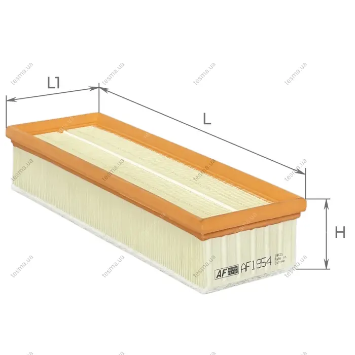 Фільтр повітряний BMW 5 (F10/F11) 2.0d B47/N47 10-17/X3 (F25)/X4 (F26)/X5 (F15) 2.0d B47 14-18 ALPHA FILTER AF1954 (фото 1)