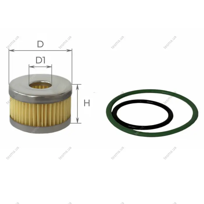 Фильтр топливный (ГБО) ALPHA FILTER AF432GREEN (фото 1)