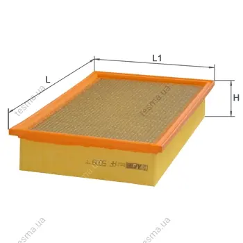 Cabin air filter. Фильтр воздушный салона ALPHA FILTER AF5009 (фото 1)