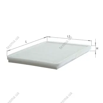 Cabin air filter, element. Фильтр салона, кондиционера, воздушный, элемент ALPHA FILTER AF5024 (фото 1)