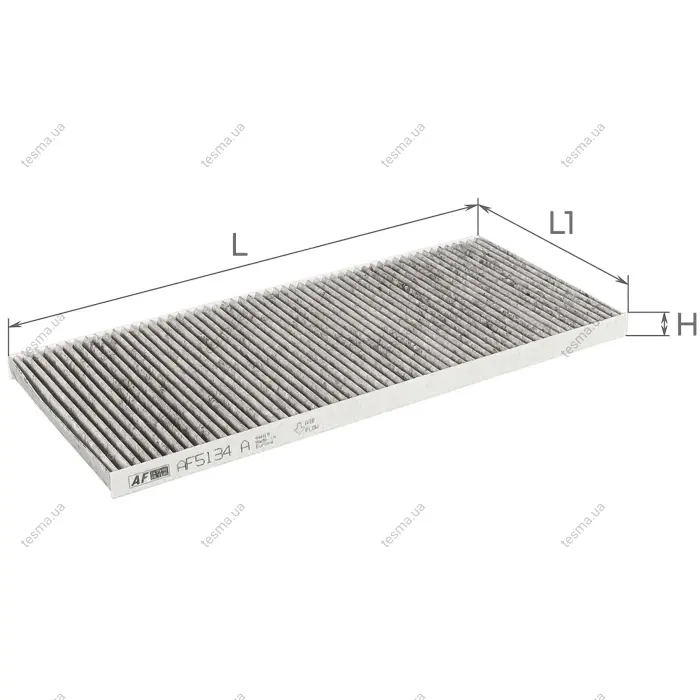 ALPHA FIAT фільтр салону (вугілля) Tempra, Tipo 1,4-2,0 LANCIA ALFA ROMEO ALPHA FILTER AF5134A (фото 1)
