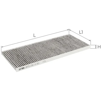 ALPHA FIAT фільтр салону (вугілля) Tempra, Tipo 1,4-2,0 LANCIA ALFA ROMEO ALPHA FILTER AF5134A