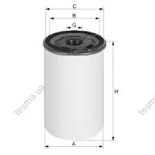 Air oil separator, Spin-On. Фильтр воздушно-масляный сепаратор, накручиваемый ALUP 17251002 (фото 1)