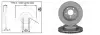 Гальмівний диск перед Dodge Avenger 08-13, Caliber 07-12 Jeep Compass, Patriot 07-13 Chrysler Sebring 07-10 APPLUS 61778AP (фото 1)