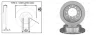 Диск тормозной задний (кратно 2) TOYOTA LAND CRUISER PRADO 2.8, 3.0 (-20) (61899 APPLUS 61899AP (фото 1)