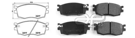 Колодка гальмiвна перед HYUNDAI i20 I (PB, PBT) (08/08-) APPLUS 71165BAAP
