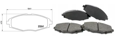 Гальмівні колодки дискові перед. Daewoo Lanos 13", Matiz 0.8-1.5 05.97- APPLUS 71667AAP