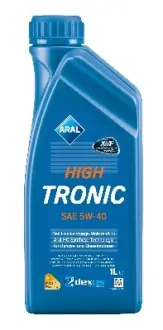 Олива двигуна 1L Aral HighTronic 5W40 (DE) (VW 502 00/505 00/505 01 MB 229.31 Ford WSS-M2C917-ARenault RN0700/ RN0710 Fiat 9.55535 S2) ARAL 1505B4