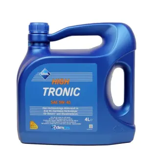 Олива двигуна 4L Aral HighTronic 5W40 (DE) (VW 502 00/505 00/505 01 MB 229.31 Ford WSS-M2C917-ARenault RN0700/ RN0710 Fiat 9.55535 S2) ARAL 154FE7
