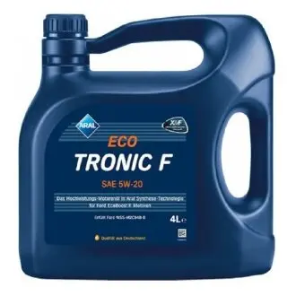 Масло моторное, EcoTronic F Motor Oil, SAE 5W-20, 4L ARAL 25094