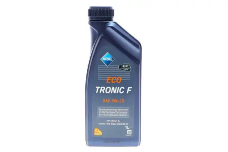 Олива 5W20 Eco Tronic F (1л) (Ford WSS-M2C948-B) ARAL AR-15318F
