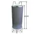 Hydraulic filter, cartridge. Фильтр гидравлический, вставка ARGO-HYTOS P7153052 (фото 1)