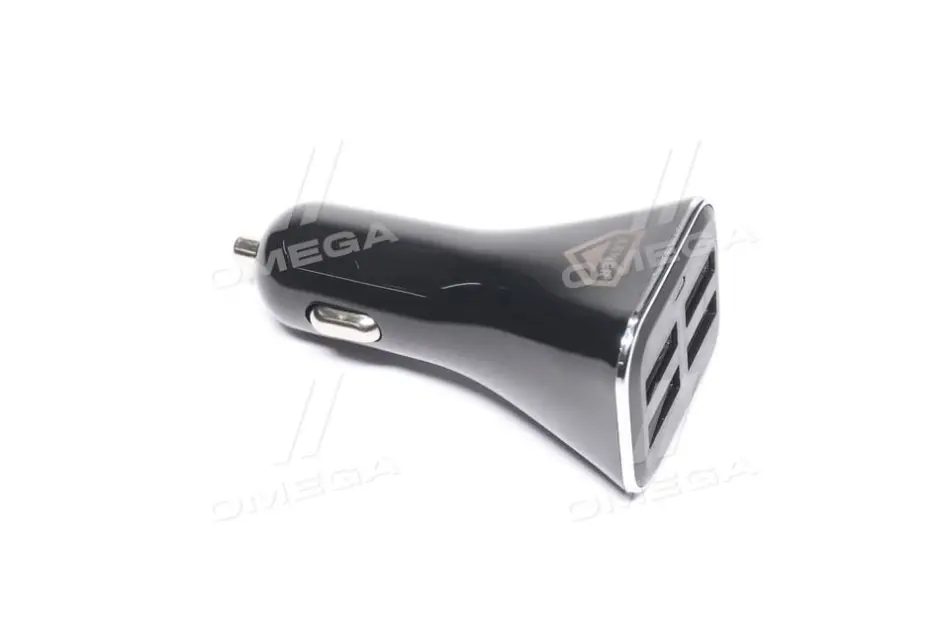Автомобільний зарядний пристрій 4USB (12 - 24V - 5V 4.8A). чорне ARMER ARMAZ01 (фото 1)