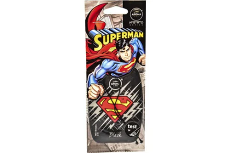 Ароматизатор Aroma Car SUPERMAN - BLACK (36шт.) AROMA 92768