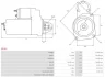Стартер AS-PL S5182 (фото 5)