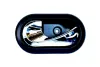 DOOR HANDLE INTERIOR RH CHROME ASAM 55833 (фото 1)