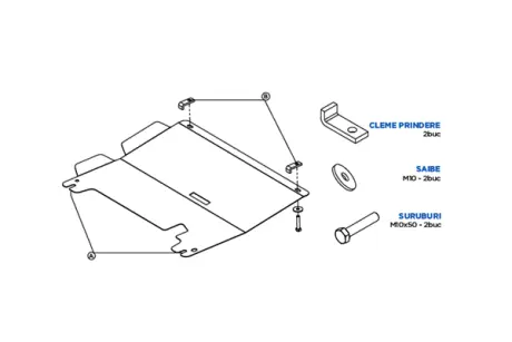 SKID PLATE ASAM 62230