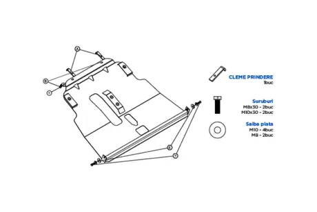 SKID PLATE ASAM 62330