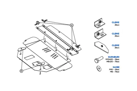SKID PLATE ASAM 63050