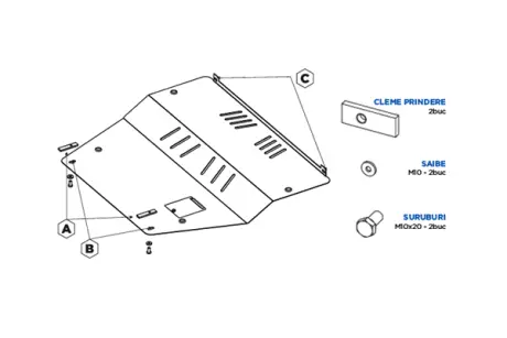 SKID PLATE ASAM 63051