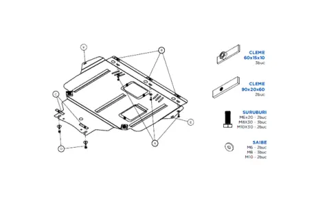 SKID PLATE ASAM 65526