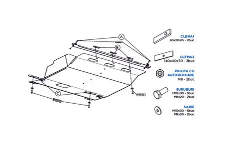 SKID PLATE ASAM 67663