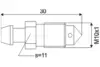 BRAKE PIPE BLEEDER SCREW ASAM 74699 (фото 1)