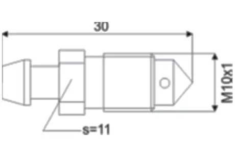 BRAKE PIPE BLEEDER SCREW ASAM 74699