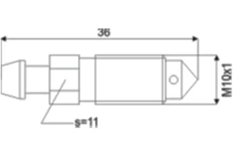 BRAKE PIPE BLEEDER SCREW ASAM 74700
