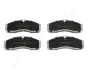 Комплект тормозных колодок, дисковый тормоз ASHIKA 5001122 (фото 1)